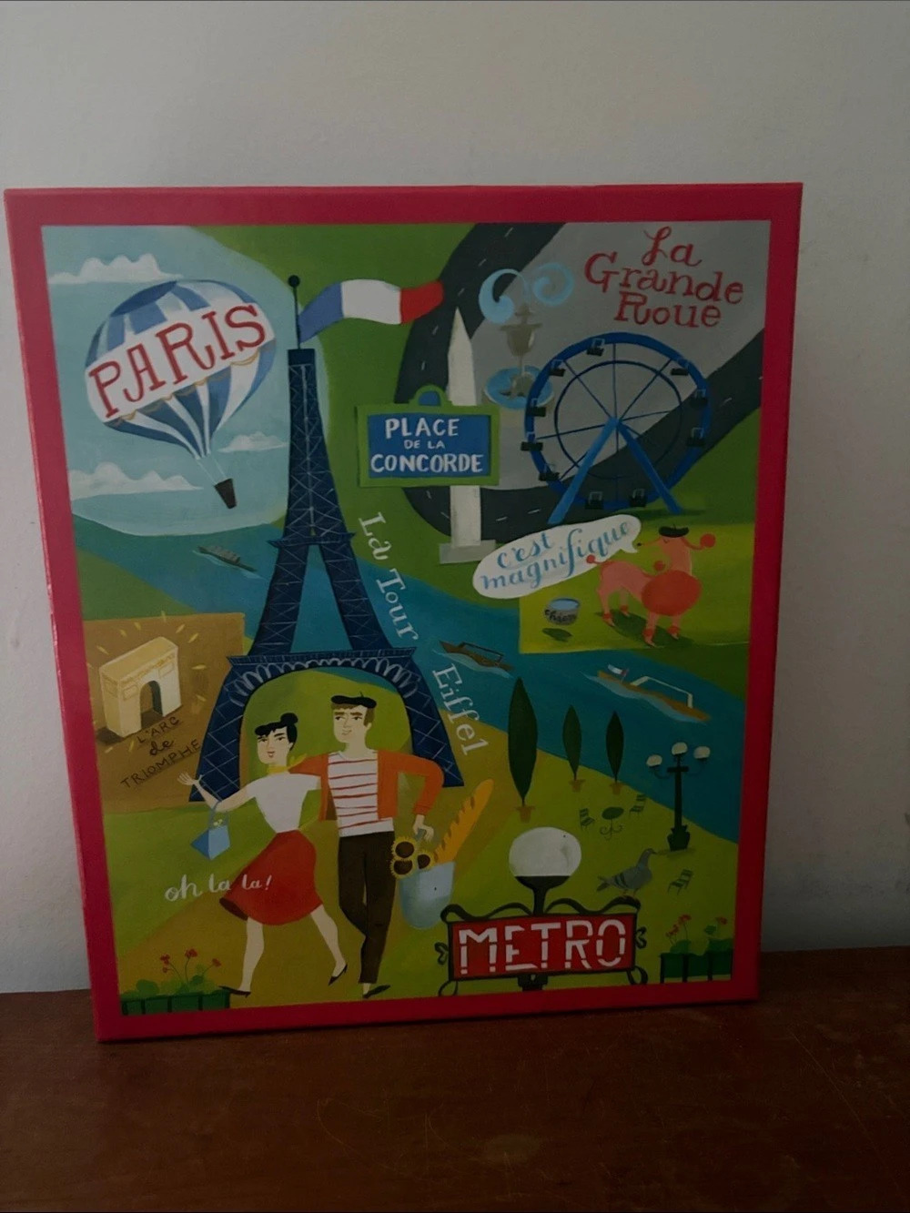 Vintage Galison Paris 1000 Piece Jigsaw Puzzle